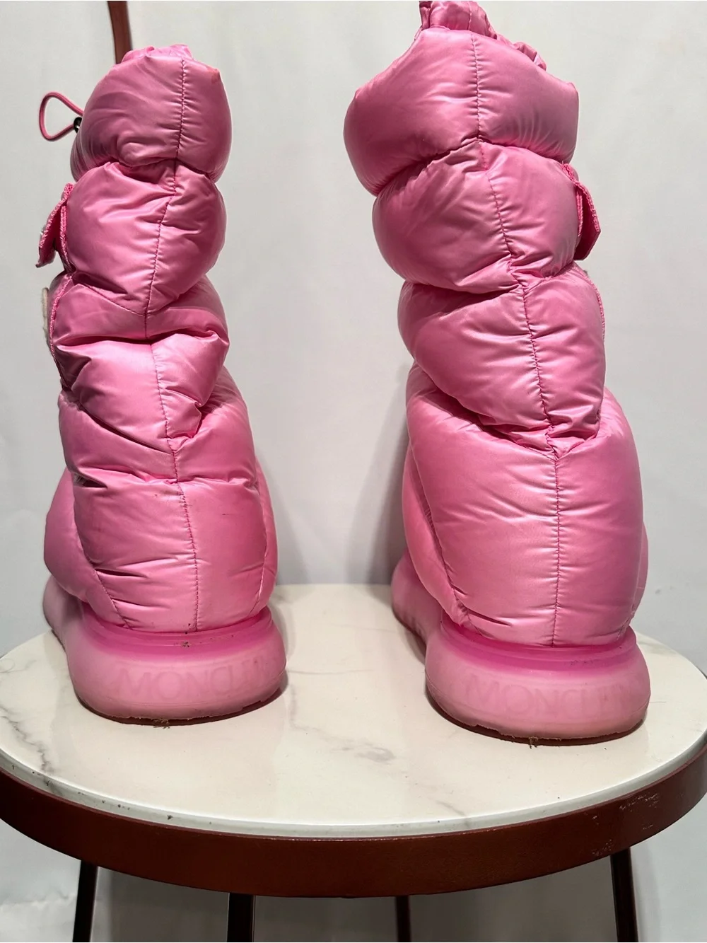 Moncler Gaia Pocket Mid Snow Boot pink 40 10
